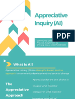 Appreciative Inquiry (AI) : Community Development Practice Assignment by Shivangi Gupta (2001712091009)