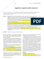 Is Thrombocytopenia Suggestive of Organism-Specifi C Response in Neonatal Sepsis?