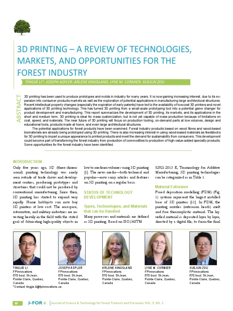 AULA2a - 3D PRINTING - A REVIEW OF TECHNOLOGIES | PDF | 3 D Printing ...
