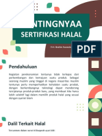 Pentingnya Sertifikasi Halal