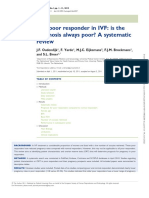The Poor Responder in IVF: Is The Prognosis Always Poor? A Systematic Review