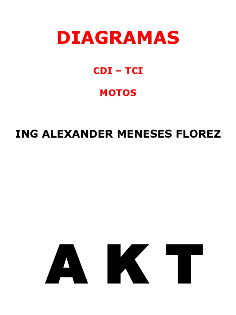 Diagramas Cdi Motos (Desarrollado Alexander Meneses) | PDF | Verde | Color