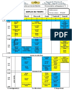 Emploi Du Temps 3AEP