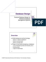 Database Design Mormalization