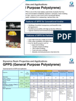GPPS (General Purpose Polystyrene) : Styrenics Resin Properties and Applications