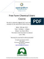 Free Farm Chemical Users Flyer