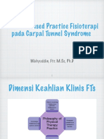 Evidence-Based Practice Fisioterapi Pada Carpal Tunnel Syndrome