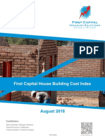 House Building Cost August 2018