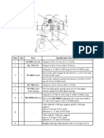 Item Qty Specification Description 3J-9196 Jam Nut Torque To 70 15 N M (52 11 LB FT) - 9L-7712 Nut