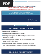 Media and Information Literacy (Mil)