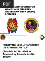 Philippine Legal Framework On Juvenile Justice