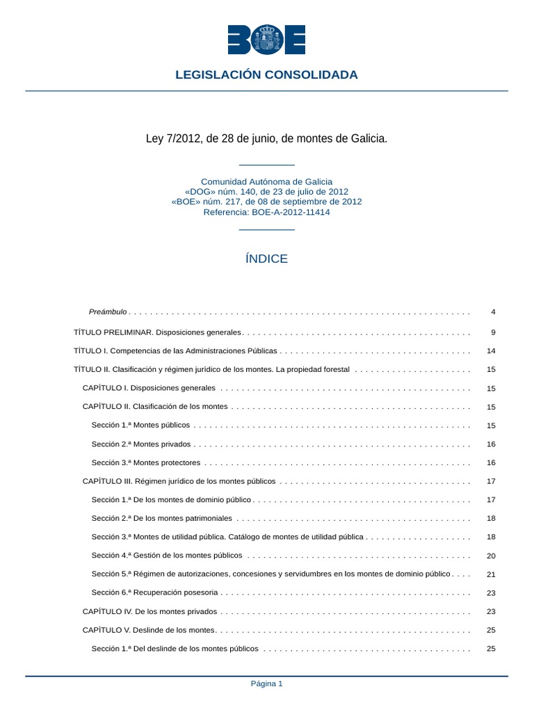 Ley 2 2015 Galicia Boe