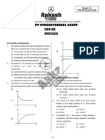 Concept Strengthening Sheet CSS-02 Physics: Revised