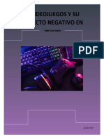 Video Juegos y Efecto Negativo