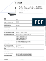 TeSys Deca Contactors - LC1D115M7