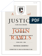 Political Science - John Rawl Theory of Justice