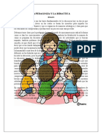 Ensayo de Pedagogia y Didactica