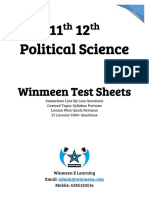 11th 12th Political Science Q EM Sample Pages