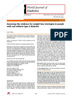 Assessing Estrategies For Weight Loss