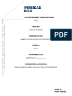 Mod - Formato - Protocolo - Investigacion - Curso de Titulacion