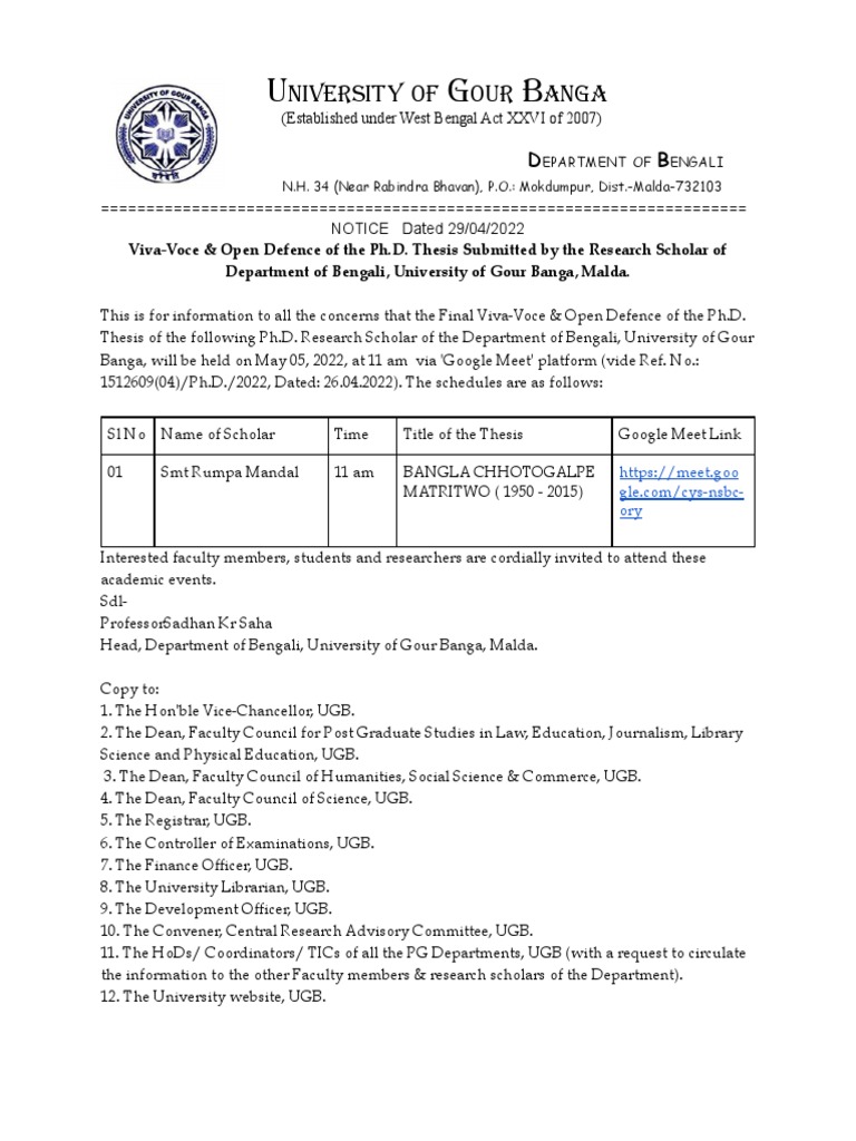 Viva Voce Meaning In Bengali Pdf