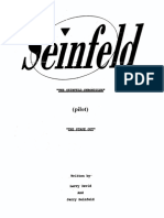 Seinfeld 101 Pilot the Stake Out Script Teleplay Written by Larry David and Jerry Seinfeld