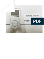 Manual Scope Meter