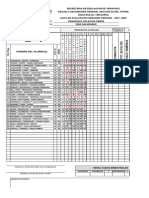 Evaluación de Vida Saludable 2° Secundaria 2022