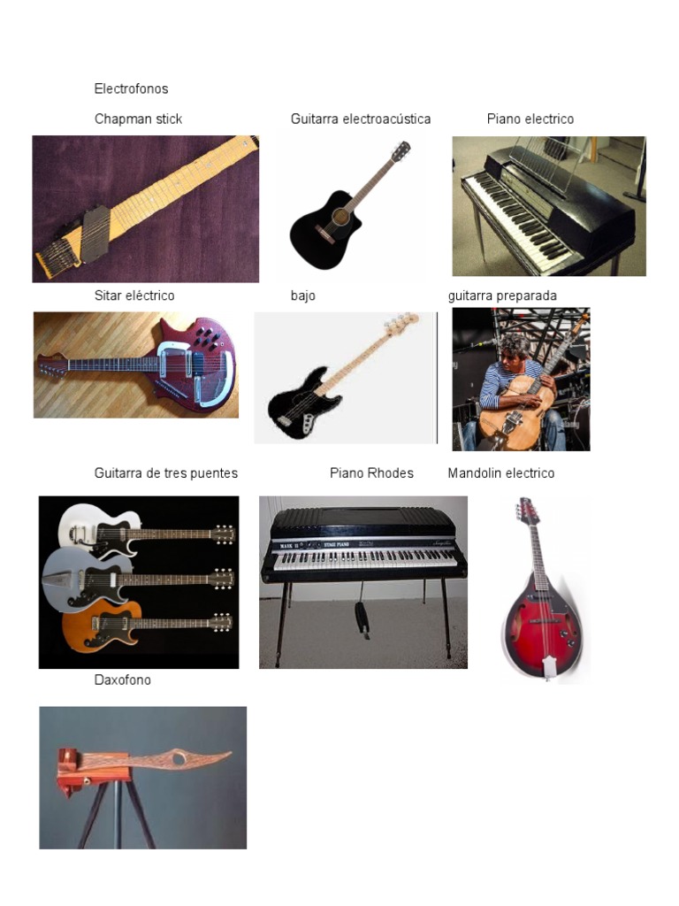 Instrumentos Electrofonos PDF