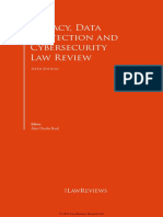 The Privacy Data Protection and Cybersecurity Law Review Edition 6