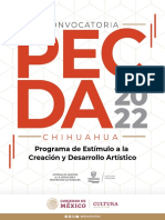 Convocatoria PECDA Chihuahua 2022