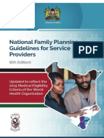 Kenya National Family Planning Guidelines 6th Edition-For Print