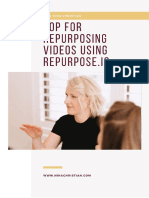 (PDF) Sop For Repurposing Videos