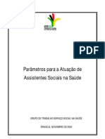 Parâmetros para Assistentes Sociais na Saúde