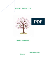 Proiect Didactic Primavar (,bine Ai Venit! Gradul 1