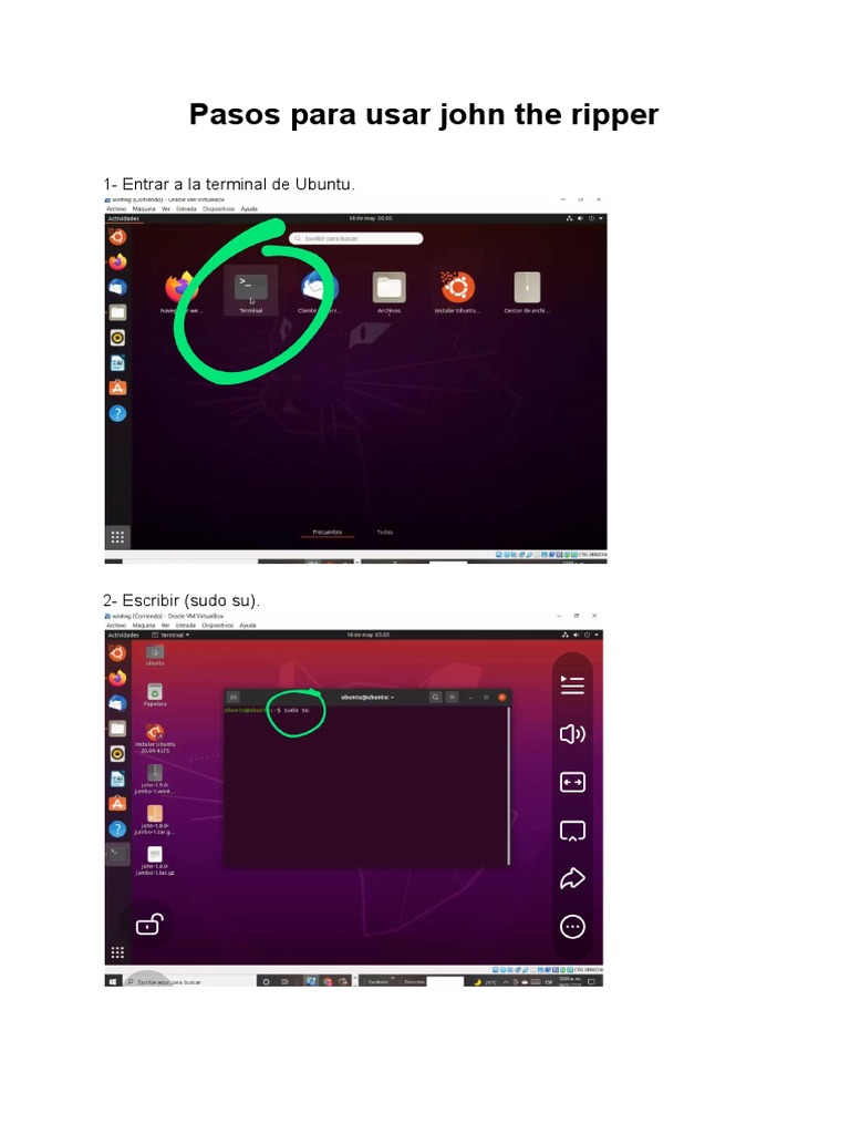 Pasos para Usar John The Ripper | PDF