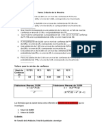 Cálculo de La Muestra PDF