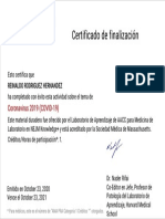 Reinaldo Rodriguez Hernandez Coronavirus 2019 (Covid-19) 1603414891000