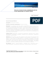 La Labor Educativa en El Marco de Las Competencias de Los Organismos Electorales en América Latina