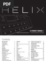 Helix 3.0 Owner's Manual - Rev E - English