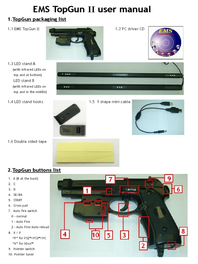 EMS TopGun II Manual (Eng) | PDF | Cursor (User Interface