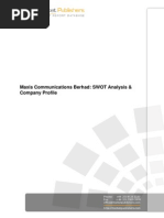 Download Maxis Communications Berhad Swot Analysis n Company Profile by Aisah Zaki SN57836548 doc pdf