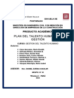 Formato de Plan de Gestión Del Talento-MIC-Abril 2022
