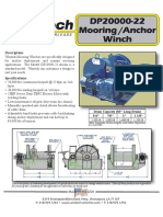 Caracteristicas de Winche de Ancla Wintech