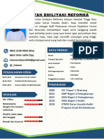 Intan Emiliyani Reforma: Data Pribadi