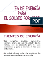 Fuentes de Energia para Soldar Por Arco Electrico