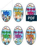 3.-Botón Stickers Dia Del Niño
