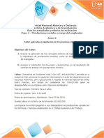 Anexo 2 - Taller Aplicativo - Paso 4 - Prestaciones Sociales A Cargo Del Empleador