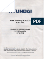Manual Instrucciones A A Hyundai Portatil