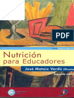 Mataix Verdu Jose - Nutricion Para Educadores 2 Ed